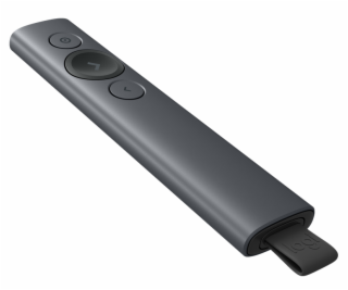 Logitech prezentér SPOTLIGHT/ bezdrátový/ Bluetooth/ šedý