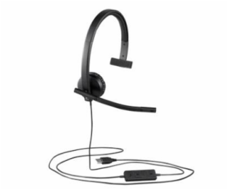 Logitech UC Corded Mono USB Headset H570e (Leatherette Pa...