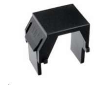 Solarix Keystone záslepka do modulárních patch panelů nebo zásuvek černá / 10ks SXKJ-0-BK