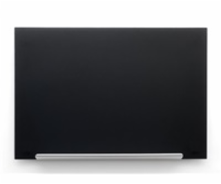 Nobo Diamond Glass Board Magnetic Black 1883x1059mm