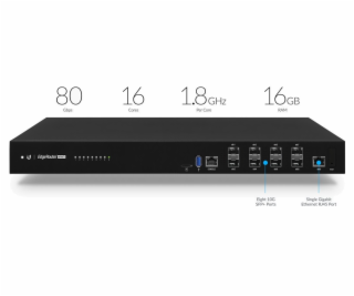 Ubiquiti EdgeRouter Infinity ER-8-XG, 1x PoE + 8x SFP+, r...