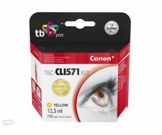 Ink. kazeta TB kompat. s Canon CLI-571XL YE Yellow