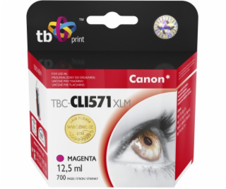 Ink. kazeta TB kompat. s Canon CLI-571XL MA Magent