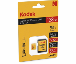 KODAK microSDXC 128GB Class10 U1 adap.