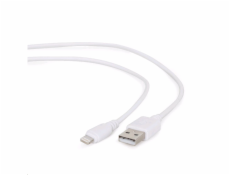 GEMBIRD Kabel CABLEXPERT USB 2.0 Lightning (IP5 a vyšší) nabíjecí a synchronizační kabel, 2m, bílý