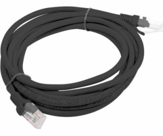 Lanberg Patchcord UTP Cat.5e 10m Black PCU5-10CC-1000-BK