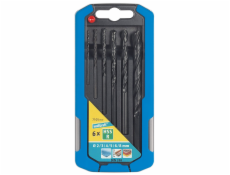 Wolfcraft Wolfcraft Sada 6ks spirálové vrtáky do kovu válcovaný HSS o2-8mm 7105000