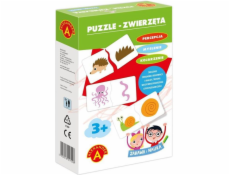 Puzzle Zwierzęta, Zabawa i Nauka
