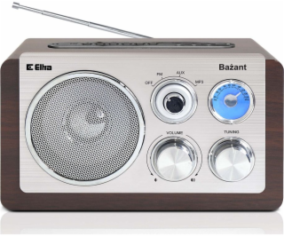 Rádio Eltra Bažant USB, SD, AUX, drevo