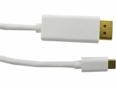 Kabel DisplayPort Alternate mode | USB 3.1 typC męski /DisplayPort męski | 4Kx2K | 2m