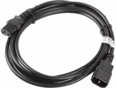 Lanberg IEC 320 C13 - C14 napájací kábel, 3m, čierny (CA-C13E-11CC-0030-BK)