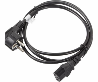  LANBERG CEE 7/7 na IEC 320 C13 POWER CORD 1.8M VDE čierny