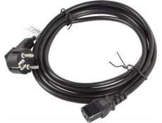 Lanberg CEE 7/7 - IEC 320 C13 napájací kábel, 3m, čierny (CA-C13C-11CC-0030-BK)