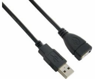 LANBERG USB EXTENSION CABLE 2.0 AM-AF 1.8M (BLACK) CA-USB...