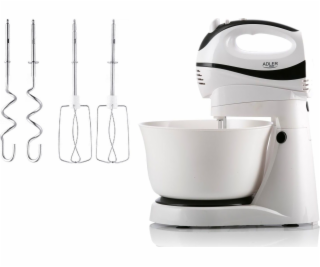 Adler AD 4206 Stand mixer Black White 300 W