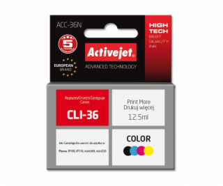 Activejet ACC-36N ink for Canon printer; Canon PGI-36 rep...