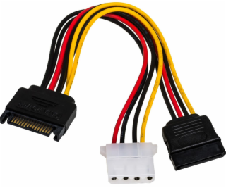 Akyga AK-CA-32 SATA cable 0.15 m Black Red Yellow