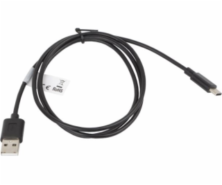 LANBERG USB CABLE 2.0 TYPE-C(M)-AM 1M  BLACK