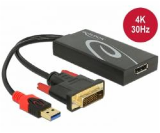 DeLock 62596 Adapter DVI Stecker / Displayport 1.2 Buchse...