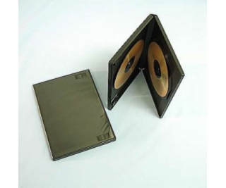 Obal 2 DVD 14mm černý 10ks/bal