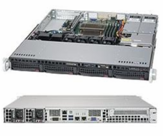SUPERMICRO 1U chassis 4x 3,5  HS SAS/SATA (12G), 2x400W (...