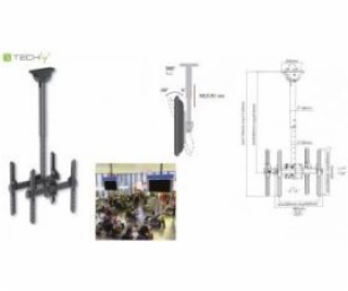TECHLY 020645 Dual sided ceiling mount pre 2x TV LED/LCD/...