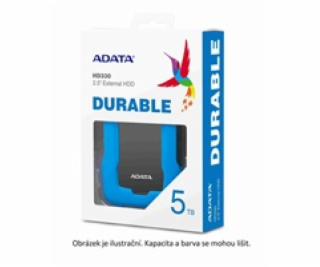 ADATA Externí HDD 5TB 2,5  USB 3.1 HD330, BLACK COLOR BOX...