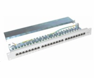19  Patch panel XtendLan 24port, STP, Cat6, 30µm, duální ...