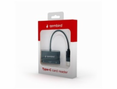 Čtečka karet USB 3.1, Type-C, mini design, UHB-CR3-02, GEMBIRD