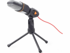 GEMBIRD mikrofon na stůl MIC-D-03, HQ, černý