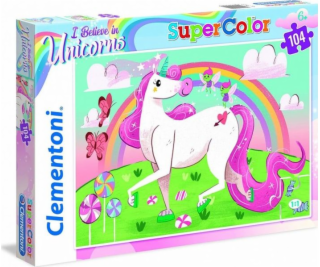 Clementoni Clementoni Puzzle 104 dielikov Unicorn briiliant