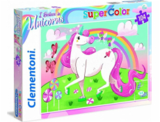 Clementoni Clementoni Puzzle 104 dielikov Unicorn briiliant