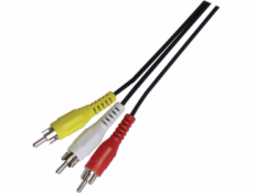 Konektor Sencor SAV 107-015 3xRCA M