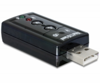 Delock Externí USB 2.0 zvukový adaptér 24 bit / 96 kHz se...