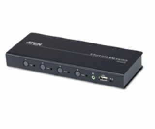 ATEN 4-port KM USB, audio, pouze klávesnice a myš