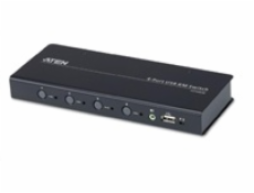 ATEN 4-port KM USB, audio, pouze klávesnice a myš