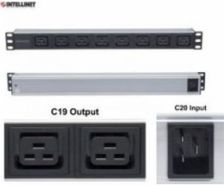 Intellinet Network Solutions Intellinet PDU 1U pre 19" ra...