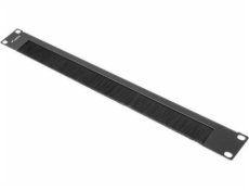  LANBERG 19" BRUSH PANEL 1U AK-1103-B BLACK