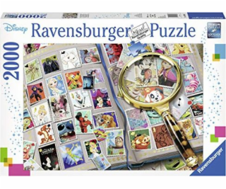 Puzzle 2000 dielikov Kolekcia poštových známok