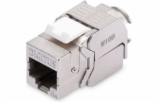 Digitus CAT 6A Keystone Jack, shielded,Re-embedded 500 MHz acc. ISO/IEC 11801:2002 AM2:2009/09, tool free connec., set 24 pcs