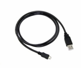 Kabel C-TECH USB 2.0 AM/Micro, 1m, černý