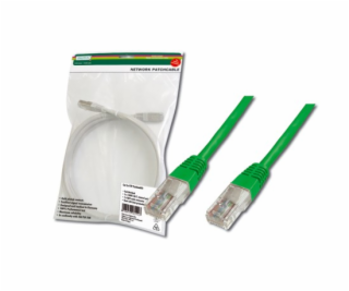 Digitus Patch Cable, UTP, CAT 5e, AWG 26/7, měď, zelený, ...