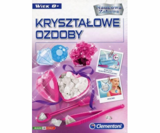 Clementoni Scientific Fun. Kryštálové dekorácie