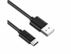 Kabel PremiumCord USB 3.1 C/M - USB 2.0 A/M rychlé nabíjení 3A, 10cm, černý
