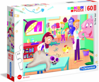 Clementoni Puzzle 60 dielikov Maxi Super Color - K veteri...