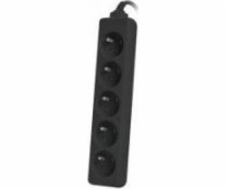 Lanberg Power strip 5 zásuviek 1m (5XPL-PS0-05E-0100-IEC-BK)