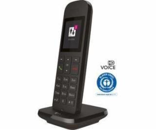 Pevná linka Telekom Telekom Sinus 12 s čiernou základňou