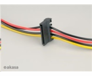 Kabel Akasa redukce AK-CBPWO1-30 4pin Molex -> 2x 15pin S...
