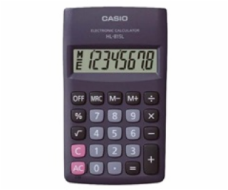 CASIO kalkulačka HL 815L BK, černá, kapesní, osmimístná