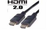 Kabel HDMI 2.0 High Speed + Ethernet, zlacené konektory, 2m